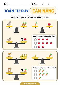 bài tập cân thăng bằng